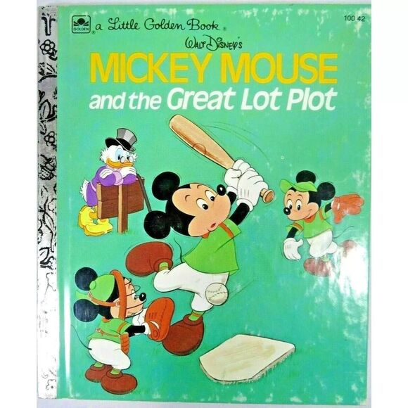 Disney Mickey Mouse and the Great Lot Plot Vintage 1974 A Little Golden Book - Picture 7 of 7